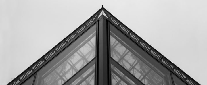 bird, pyramide, louvres, paris, france